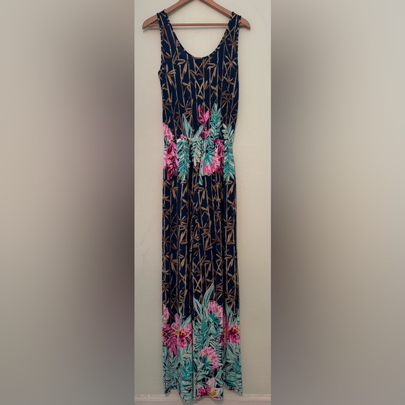 Lilly Pulitzer Kori Jumpsuit Romper Wide Leg Floral Tropicql Womens SZ Small - Picture 5 of 15